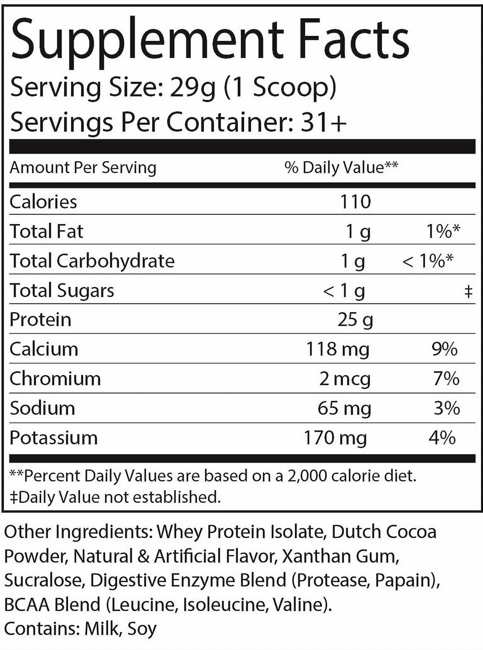 Pure Whey Isolate - Chocolate
